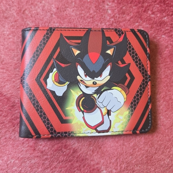 Sega Other - New Sonic The Hedge Hog Shadow Anime Manga Leather Wallet